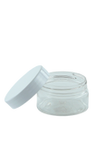 Lid 56mm Lowline White PP Flat + Cello Wad