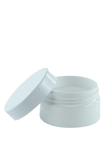 Jar 50mL Lowline Base 56mm WhiteSolid PET 15gm