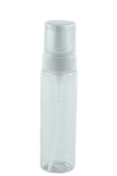 FPT Foamer Pump 43/410 White 135dt fbog Smooth-Wall with PE wad/gasket OUTSIDE Spring + Overcap Clear