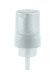 FPT Foamer Pump 43/410 White 159dt fbog Smooth-Wall with SILICONE wad/gasket 2.00mm OUTSIDE Spring + Overcap Clear