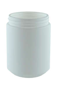 Jar 1Ltr Bro Base 95mm White HDPE
