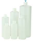 Bottle 1Ltr Bro Cylinder 28/410 Natural HDPE