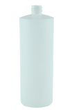 Bottle 1Ltr Bro Cylinder FLUORINATED 28/410 Natural HDPE