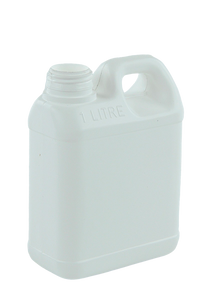 Jerry Can 1Ltr 38/410-TE White HDPE TAMPER-EVIDENT