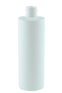 Bottle 250mL Bro Cylinder 24/410 White HDPE