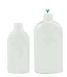 Bottle 250mL HIP Flat 24/410 WhiteSolid PET