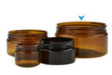 Jar 250mL Lowline Base 89mm AmberTint PET