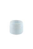 Jar 20mL Lowline Base 37mm White-Brilliant PET