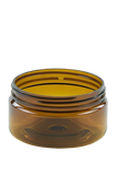 Jar 100mL Lowline Base 70mm AmberTint PET
