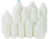 Bottle 500mL VP Squat Boston 28/410 Short-Neck White HDPE