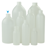 Bottle 500mL VP Squat Boston 28/410 Short-Neck Natural HDPE