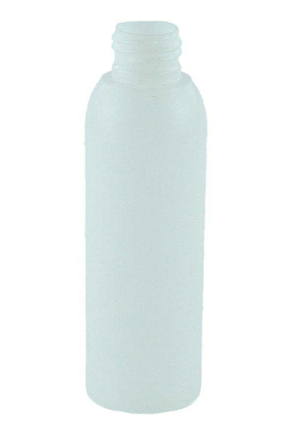 Bottle 125mL VP Boston FLUORINATED 24/410 Natural HDPE