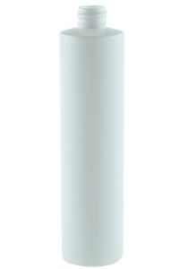 Bottle 375mL VP Pillar 24/410 White HDPE