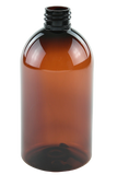 Bottle 500mL LAX Short Boston 28/410 AmberTint PET