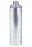 Airless Bottle 100mL Ava Kapp Brush-Silver Body with Shiny-Silver Base