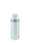 Airless Bottle 15mL Ava Kapp Brush-Silver Body with Shiny-Silver Base