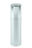 APJY Airless SPRAY Pump SSOC (for Bot 80, 100mL Kapp) Shiny-Silver with White Button + Overcap SHINY-Silver