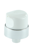 APJY Airless Lotion Pump ONLY (for Bot 120mL Kapp) White  + Shiny SILVER Collar