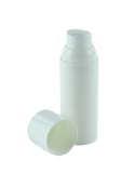 Airless Bottle 50mL Tall Ava Snow White Snap-Neck