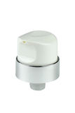 APJY Airless Lotion Pump ONLY (for Bot 150, 200 & 250mL Snow) White + ShinySILVER Collar
