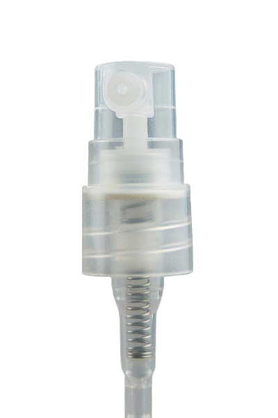 TPZ Treatment Pump (for Pencil Bottle) 0.10mL discharge 13mm Screw-Neck Natural + Overcap Clear