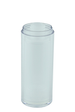 Airless Bottle 30mL Ava Twist Clear Outer + Natural Inner
