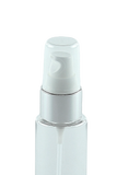 TPZ Treatment Pump 20/410 White with Shiny-Silver sleeve 240dt fbog + Overcap Clear Domed