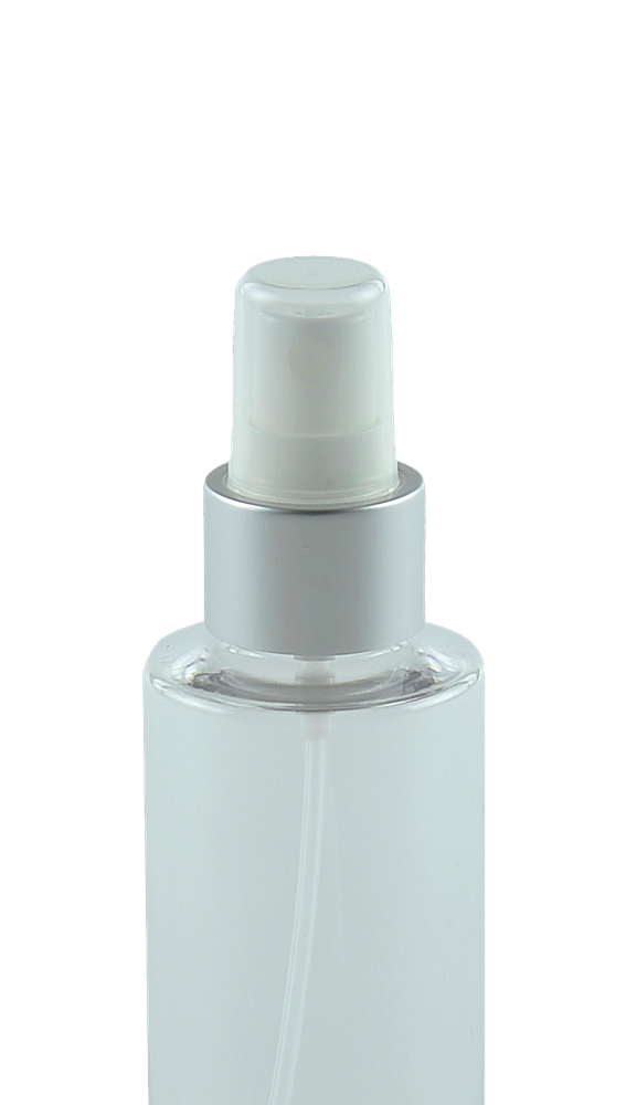 FMZ Fine Mist Spray 24/410 White with Matte-Silver Sleeve 230dt fbog + Overcap Clear Domed