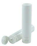 Tube 50mL White Gloss (part PCR) EVOH with Induction Seal 30 x 105mm + Flip Top White Gloss