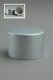 SCYX Screw Cap 24/410 White with Matte-Silver Aluminium Sleeve + PE Wad