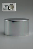 SCYX Screw Cap 28/410 White with Shiny-Silver Aluminium Sleeve + PE Wad