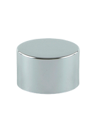 SCYX Screw Cap 28/410 White with Shiny-Silver Aluminium Sleeve + PE Wad