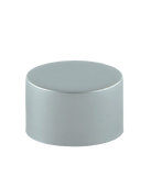 SCYX Screw Cap 28/410 White with Matte-Silver Aluminium Sleeve + PE Wad
