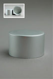SCYX Screw Cap 28/410 White with Matte-Silver Aluminium Sleeve + PE Wad
