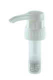BPK Bulk Pump 15mL 38/410 White EXTERNAL  400dt fbog with Cage/Ball Valve