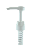 BPK Bulk Pump 15mL 38/410 White EXTERNAL  400dt fbog with Cage/Ball Valve
