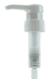 BPK Bulk Pump 15mL 38/410 White EXTERNAL  400dt fbog with Cage/Ball Valve