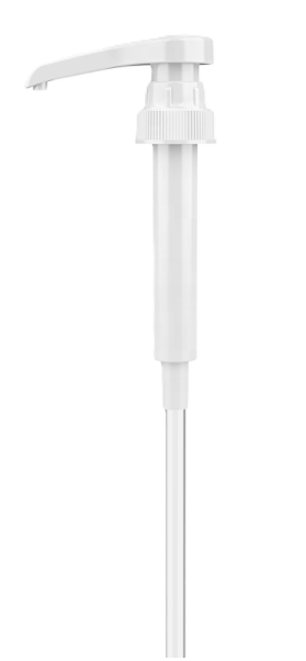 BPZT Bulk Pump 10mL 28/410 White 250dt fbog Ribbed-Wall Bow Head (internal metal spring - FOOD GRADE)