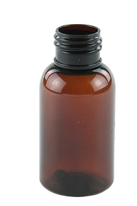 Bottle 50mL Boston Light 24/410 AmberTint rPET (PCR100%)