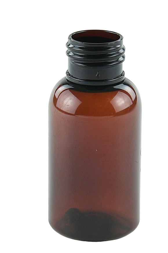 Bottle 50mL Boston Light 24/410 AmberTint rPET (PCR100%)