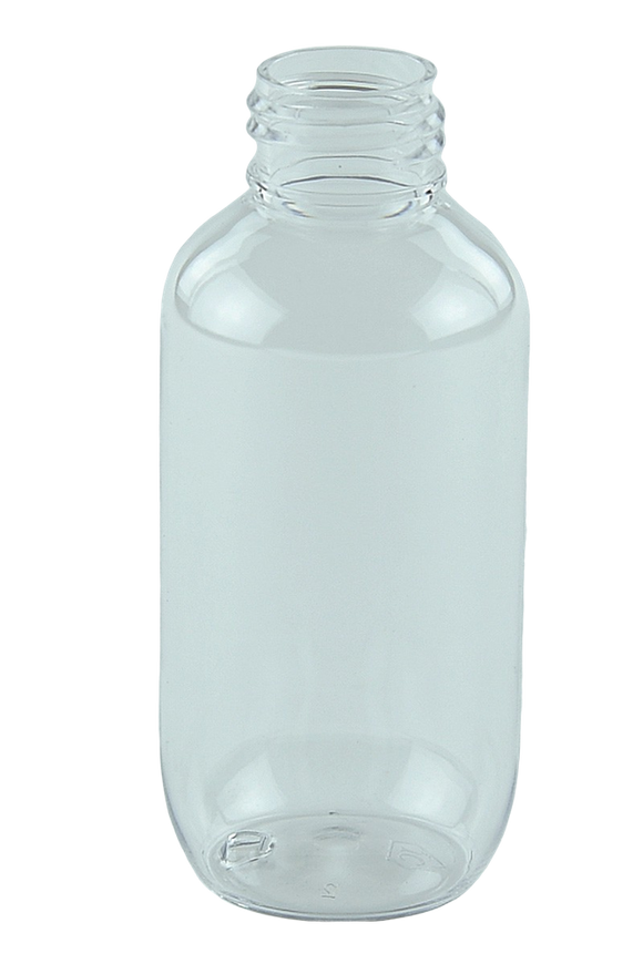 Bottle 100mL LA Squat Boston 24/410 Clear rPET (PCR100%)