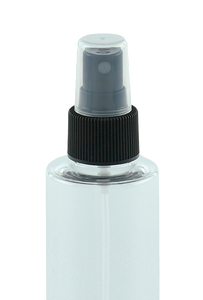 FMZ Fine Mist Spray 24/410 Black 235dt fbog Ribbed-Wall + Overcap Clear Domed