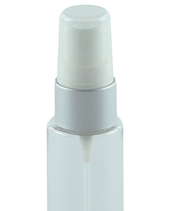 FMZ Fine Mist Spray 20/410 White with Matte-Silver sleeve 240dt fbog + Overcap Clear Domed