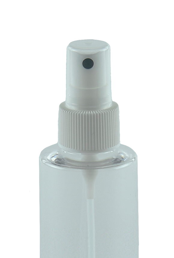 HVFMZ High-Viscosity Fine Mist Spray 24/410 White 230dt fbog Ribbed-Wall + Overcap Clear