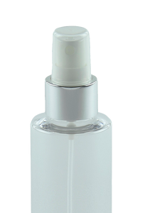 FMZ Fine Mist Spray 24/410 White with Silver-Shiny Sleeve 230dt fbog + Overcap Clear Domed