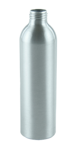 Bottle 250mL Alf Tall Boston 24/410 Silver-Original ALUMINIUM (White Inner Coating)
