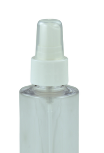 FMWY Fine Mist Spray 24/410 White 235dt fbog Smooth-Wall + Overcap Clear Domed (part PCR)