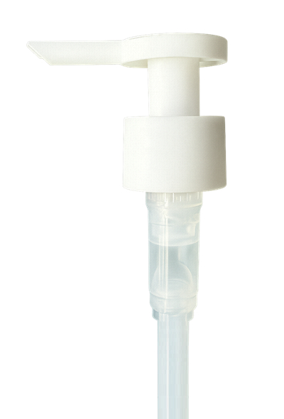 LPYP Lotion Pump LOCK-UP (All-Plastic) 28/410 White 207dt fbog Matte-Wall