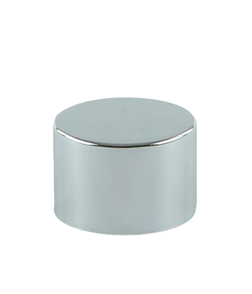 SCYX Screw Cap 24/410 White with Shiny-Silver Aluminium Sleeve + PE Wad