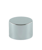 SCYX Screw Cap 24/410 White with Shiny-Silver Aluminium Sleeve + PE Wad